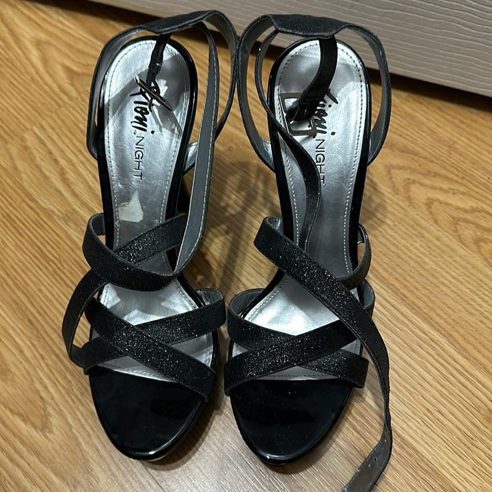 Sparkling high heels